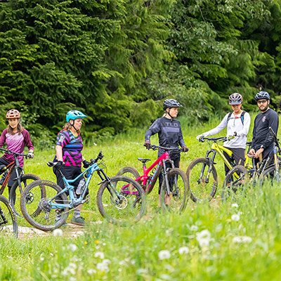ZEP Mountain Bike Mums getting rad on Whistler trails