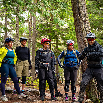 ZEP Women's Campers in Whistler Bike Park